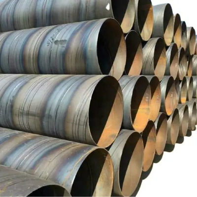 Oil Pipeline Spiral Welded Steel Pipe Astm A252 Large Diameter Structure